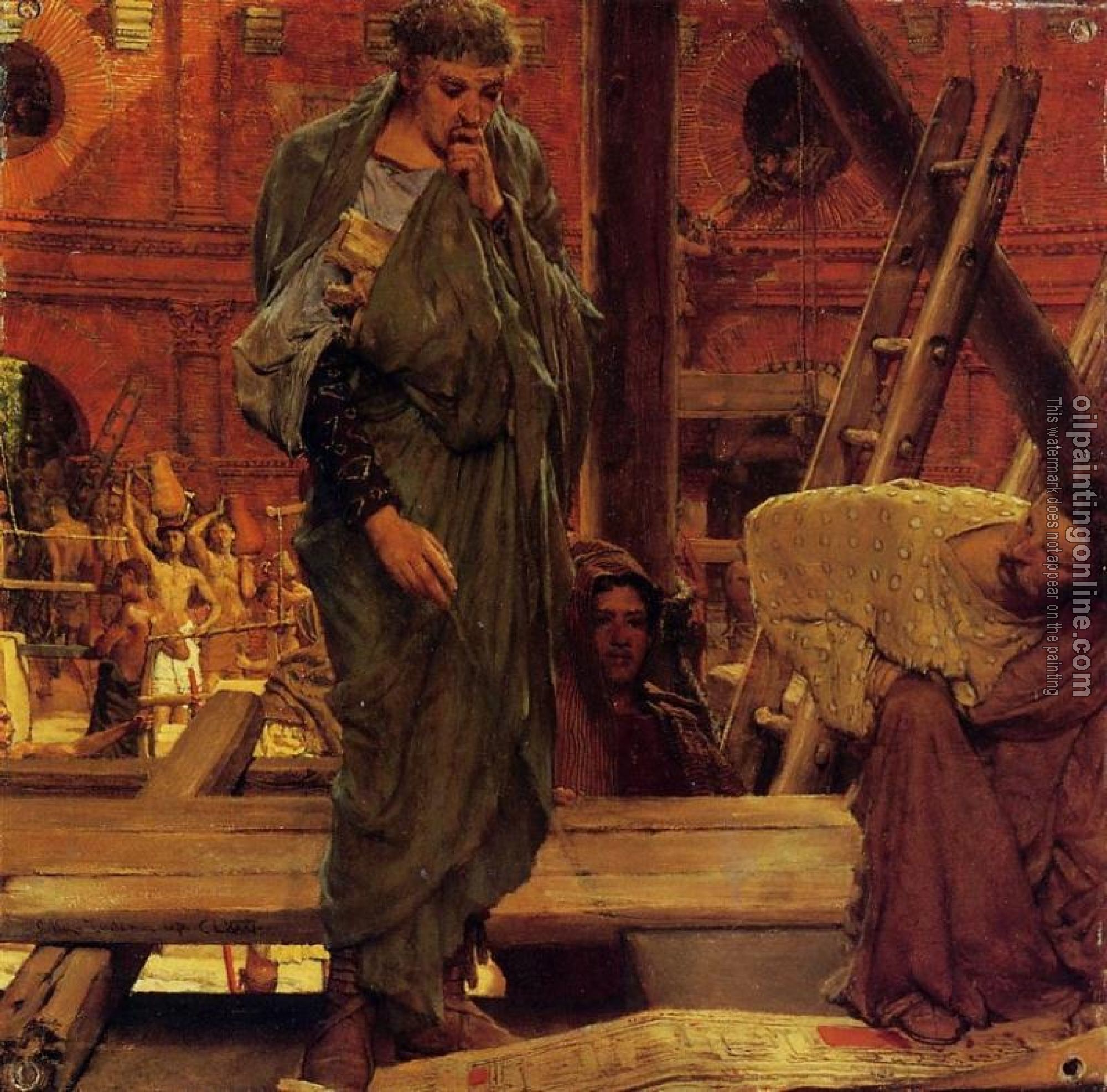 Alma-Tadema, Sir Lawrence - Architecture in Ancient Rome